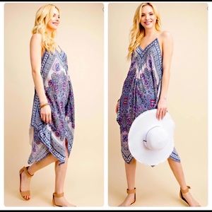 Cavina handkerchief tunic dress